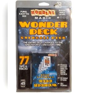 Houdini Magic Wonder Deck‎ Svengali Deck Bicycle Card Deck - New